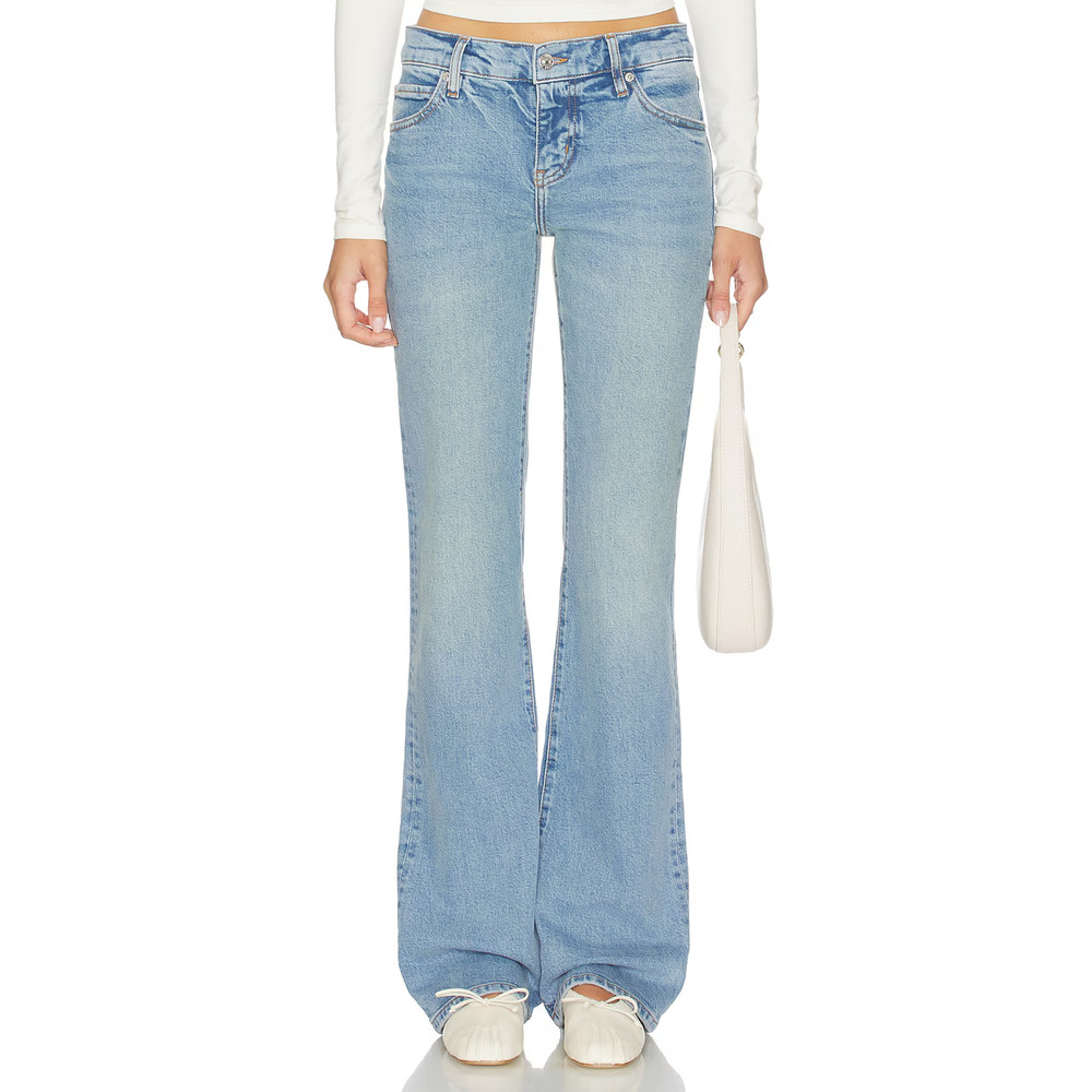FRAME The Rodeo Jeans Womens 30 Low Rise Bootcut Y2K Western Spirit Wash NWT